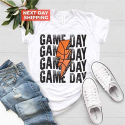 basketball mom shirt, gameday shirt, youth kids basketball tee, gameday basketball lightning leopard bolt shirt, basketb