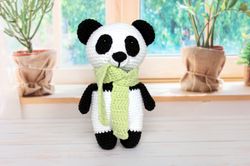 Panda stuffed animal toy amigurumi bear