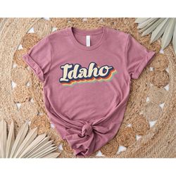 Vintage Idaho Shirt, Retro Shirt, Idaho State Shirt, Travel Lover Shirt, Retro Idaho Shirt, Idaho Shirt, Unisex T-Shirt,
