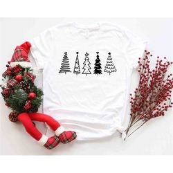 Christmas Tree Shirts, Plaid Christmas Tree Shirt, Christmas Tee, Cute Christmas Shirts, Holiday Shirt, Womens Winter Ch