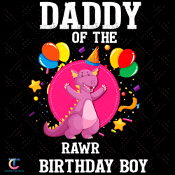 Daddy Dinosaur Svg, Birthday Svg, Dinosaur Svg, Daddy Svg, Daddy Birthday Svg, Dinosaur Birthday Svg, Birthday Boy Svg,