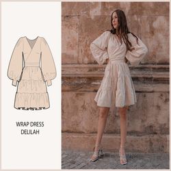 pattern - wrap dress delilah - thisiskachi