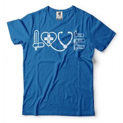 Nurse Doctor RN MD T-shirt Medical Worker T-shirt LOVE Nursing doctor graduation Student T-shirt
