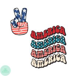 America Patriotic Independence Day July 4th SVG Cutting Digital Files