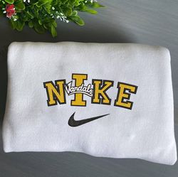 Nike Idaho Vandals Embroidered Crewneck, NCAA Embroidered Sweater, Idaho Vandals Hoodies, Unisex Shirts