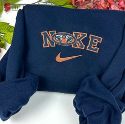 Nike Auburn Tigers Embroidered Crewneck, NCAA Embroidered Sweater, Auburn Tigers Hoodie, Unisex Shirt