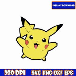 Pokemon SVG Bundle, Pikachu SVG, Pokemon clipart, Pokemon Cricut, svg files for cricut, pokemon png set download