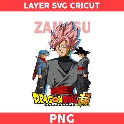 Zamasu Png, Black Goku Png, Super Saiyan Png, Dragon Ball Png, Anime Png - Digital File