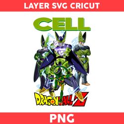 Cell Png, Character Dragon Ball Png, Dragon Ball Z Png, Cartoon Png - Digital File