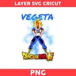 Vegeta Png, Dragon Ball Super Png, Character Dragon Ball Png, Super Saiyan Png, Cartoon Png - Digital File