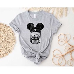 Disney Whiskey Shirt, Disney Shirt, Disney Drinking Shirt, Mickey Mouse Shirt, Whiskey Mickey Shirt, Disney World Shirt,