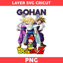 Gohan Png, Goku Png, Super Saiyan Png, Dragon Ball Z Png, Cartoon Png - Digital File
