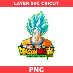 Super Blue Png, Goku Png, Super Saiyan Png, Dragon Ball Super Png, Cartoon Png - Digital File