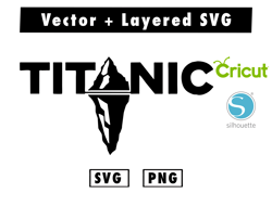 titanic svg and png files for cricut machine , anime svg , manga svg , Goku svg