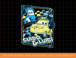 Disney Pixar Cars Guido & Luigi Loud As Thunder png, sublimate, digital print