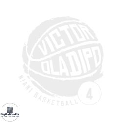 Victor Oladipo 4 Miami Basketball Player Svg Cutting File
