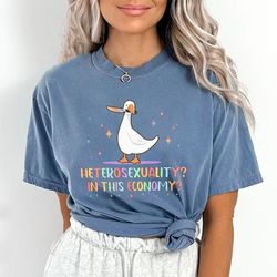 Sarcastic Heterosexual Comfort Colors Shirt, Funny Lgbt Shirts, Funny Gay Shirt, Pride Month Tshirt, Gay Pride Shirt, LG