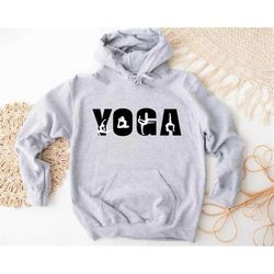 Yoga Exercise Hoodie/ Shirt, Yoga Meditation Sweater, Yoga Practice Shirt, Yoga Gifts For Women, Yoga Lover Hoodie, Mind