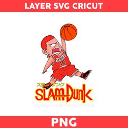 Hanamichi Sakuragi Png, Sakuragi Png, Sakuragi Chibi Png, Basketball Png, Slam Dunk Png, Cartoon Png - Digital File