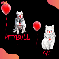 Pitbull Halloween Cats Svg, Animal Svg, Dogs Svg, Cute Dogs Svg, Cat Svg, Cat Lovers