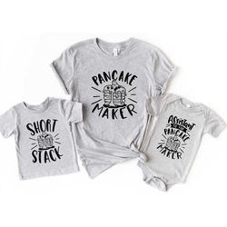 Pancake Maker Shirt, Daddy And Me Shirt, Father's Day Shirt, Matching Assistant Shirts, Mommy And Me, Matching Family Sh