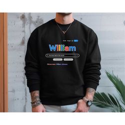 Father's Day Sweatshirt, Youth Crewneck Sweatshirt, Google Inspired Pullover, Funny Unisex Sweater, Gift for Her, Gift f