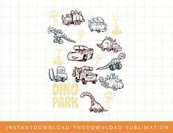 Disney Pixar Cars on the Road Dino Park png, sublimate, digital print
