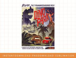 Disney Pixar Cars on the Road Dino Park Shocked and Thrilled png, sublimate, digital print