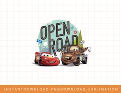 Disney Pixar Cars on the Road Take the Open Road png, sublimate, digital print