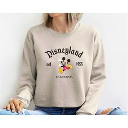 Disneyland Sweatshirt, Youth Crewneck Sweatshirt, Disney Pullover, Funny Unisex Sweater, Gift for Her