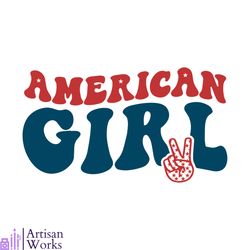 4th Of July American Girl Patriotic Day SVG Graphic Design Files