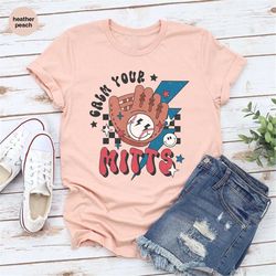Retro Baseball T-Shirt, Baseball Mom Shirt, Baseball Coach Gifts, Baseball Sister Outfit, Vintage Baseball T Shirt, Spor