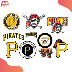 Pittsburgh Pirates Svg, Sport Svg, Pirates Svg, Pittsburgh Pirates Logo Svg, Buccanee