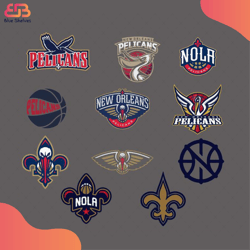 New Orleans Pelicans Bundle Svg, Sport Svg, New Orleans Pelicans Svg, New Orleans Pel