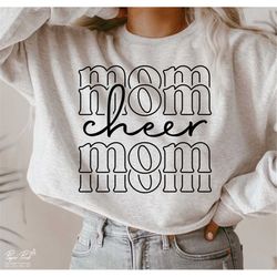 Cheer Mom Svg, Cheer mama Svg, Cheer mom Shirt Svg, Cheer life Svg, Gift for mom Svg, Sports Mom Svg, Png Dxf Cricut sub