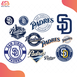 San Diego Padres Bundle Svg, Sport Svg, San Diego Padres Svg, San Diego Padres Logo S