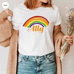 Personalized LGBT Graphic Tees, Lesbian Pride Shirt, Customized Pride Shirt, Gay Shirt, Custom Pride Gift, Human Rights