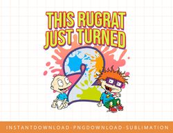 Mademark x Rugrats - This Rugrat Just Turned 2 - 2nd Birthday Outfit png, sublimate, digital print