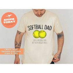 Softball Dad Shirts, Softball Dad T Shirt, Softball Shirts for Dad, Game Day Shirts, Family Softball Shirts, Father's Da