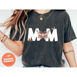 Mom Butterfly Shirt, MOM Shirt, Mother Shirt, Mama Shirt, Happy Mothers Day, Mom Life Shirt, Mothers Day Gift, Mothers D