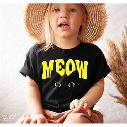 Black Cat Svg, Meow Svg, Cat Svg, Kitten Svg, Cute Cat Svg, Cat mom Shirt Svg, Cat Face Svg, Cat Head Svg, Png Sublimati