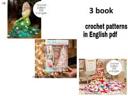 3 book crochet dress pattern - crochet pattern- crochet flower pfttern - irish crochet pattern - dress crochet pattern