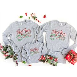 North Pole Family Matching Shirt, Family Matching Christmas Shirt,  Top, Christmas Matching Shirt