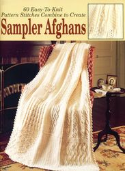 60 Afghans Pattern - Blanket Vintage crochet and knitting patterns - Digital PDF
