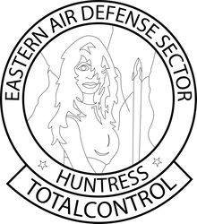 airforce_EADC-HUNTRESS_f1160 vector file for laser engraving, cnc router, cutting, engraving, cricut, vinyl cutting file