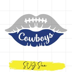 Cowboys Lips SVG, Sport Svg, NFL Svg, Cowboys Football Svg, Football Lips Svg, Cowboys Lips Cut Files