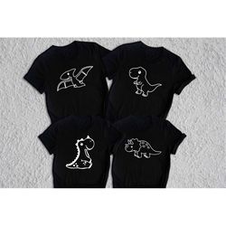 Pocket Dinosaur Shirt, Dinosaur Birthday Party Shirt, Dinosaur Family Matching Shirt, Types of Dinosaurs Shirt, Dinosaur