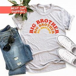 Brother Shirt, Brother Toddler Shirt, Cute Big Brother Shirt, Announcement Tee, Brother Birth Announcement Tee, Little B