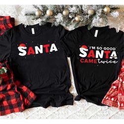 Matching Couple Christmas Sweatshirt, Christmas Pajamas, Funny Shirt Christmas Couple, Gift For Boyfriend Girlfriend Hus