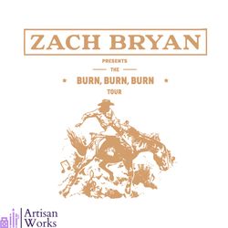 Zach Bryan The Burn Burn Burn Tour 2023 SVG Cutting Files